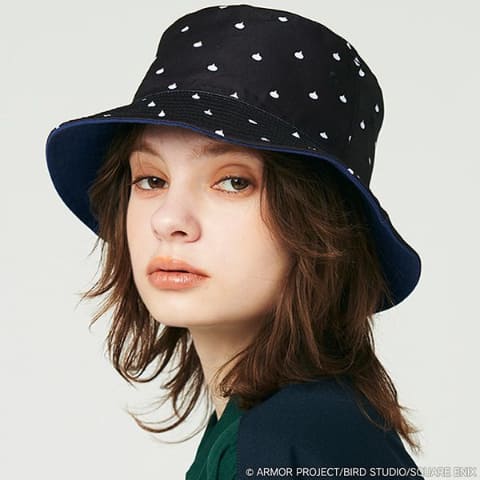 【新品タグ付】　グラニフ　ドラクエ　はぐれメタル　バケットハット ドラクエ はぐれメタル スライム グラニフ バケットハット 帽子