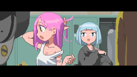 ゲームキャラクター nitro Orangeblood」開発者の新作美少女2Dガンアクション「Nitro Express」が