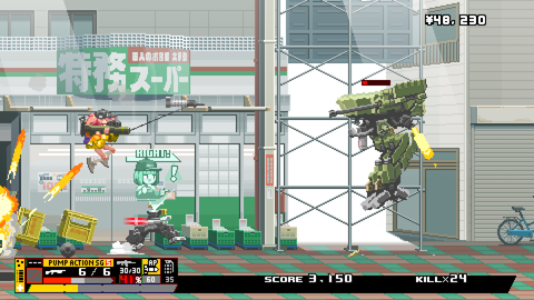 Orangeblood」開発者の新作美少女2Dガンアクション「Nitro Express」が
