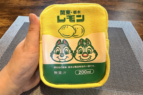 ディズニーストアのチップ＆デール×「レモン牛乳」コラボ商品を