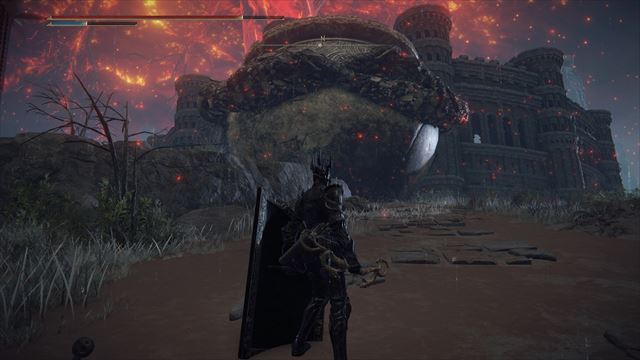 狭間の地には超巨大な壺も存在する。当然、彼も生きておりオブジェなどではない