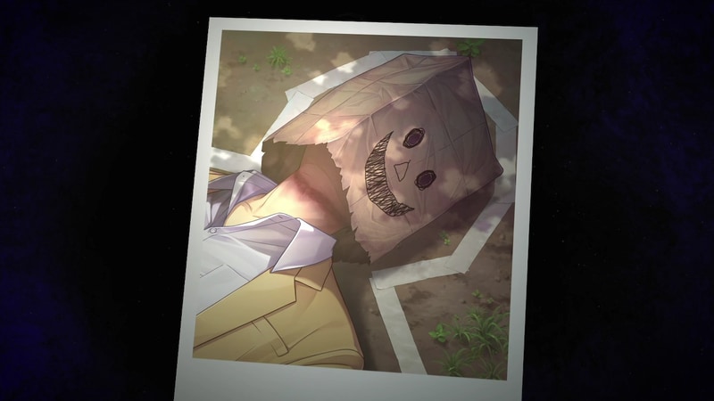 不気味な笑顔が描かれた紙袋をかぶせられていた死体