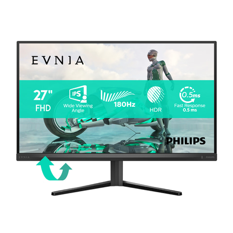 本日限定値下げPHILIPS EVNIA ゲーミングモニター 27 180Hz PHILIPSの新ゲーミングディスプレイ『EVNIA』が9月日本上陸！27インチ