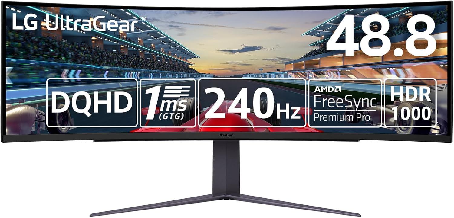 UltraGear 49GR85DC-B（48.8インチ/5,120×1,440/240Hz）