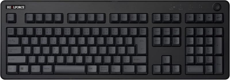 REALFORCE R3 キーボード ハイブリッド 日本語配列 ブラック&ダークグレー