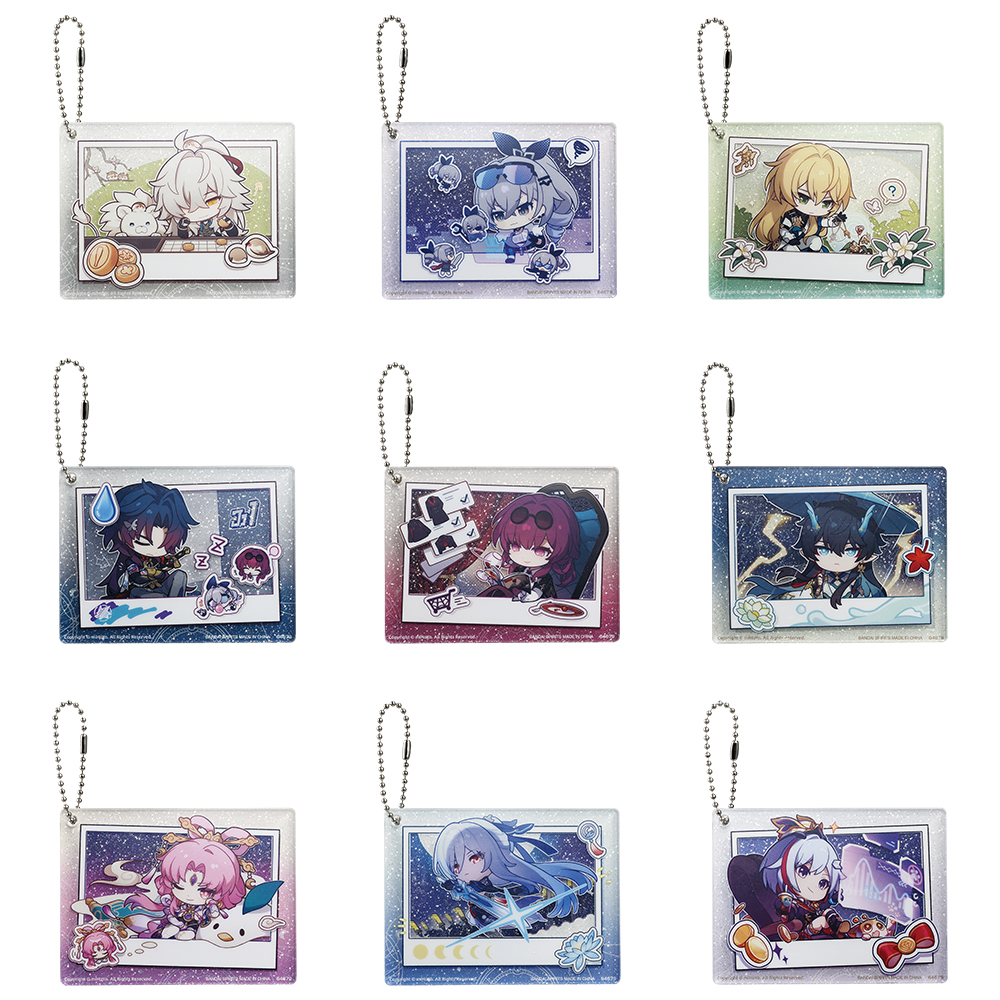 かわいいSDイラストのアクリルチャーム