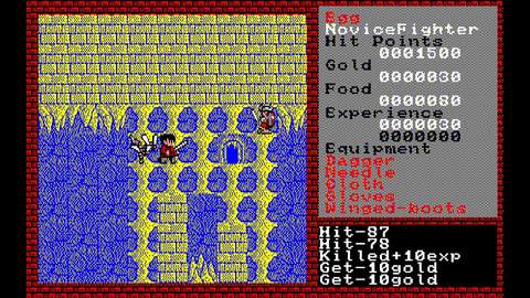 Nintendo Switch「EGGコンソール ザナドゥ シナリオII PC-8801mkIISR
