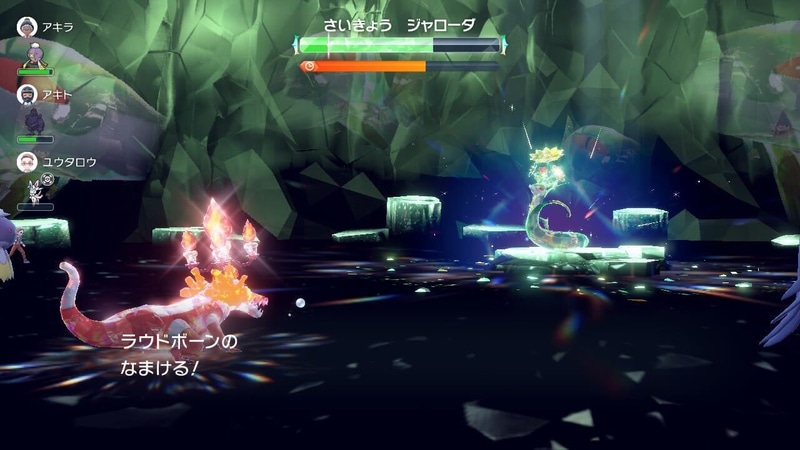 HPが少なくなてきたら「なまける」で回復。HP管理を怠ると回復が追いつかず攻撃に集中できなくなってしまう