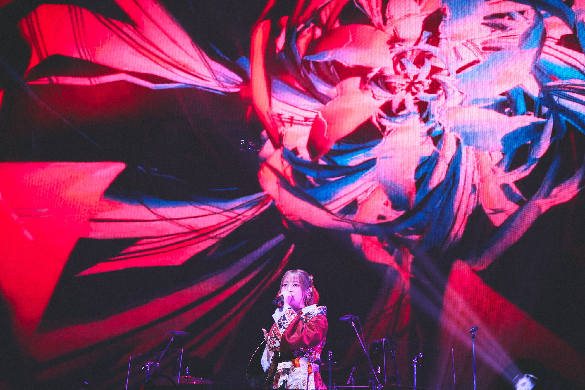 「千年の暁」と双璧をなす「紅蓮のリベレーター」屈指の名曲「月下彼岸花」も南條さんのボーカルでの披露。