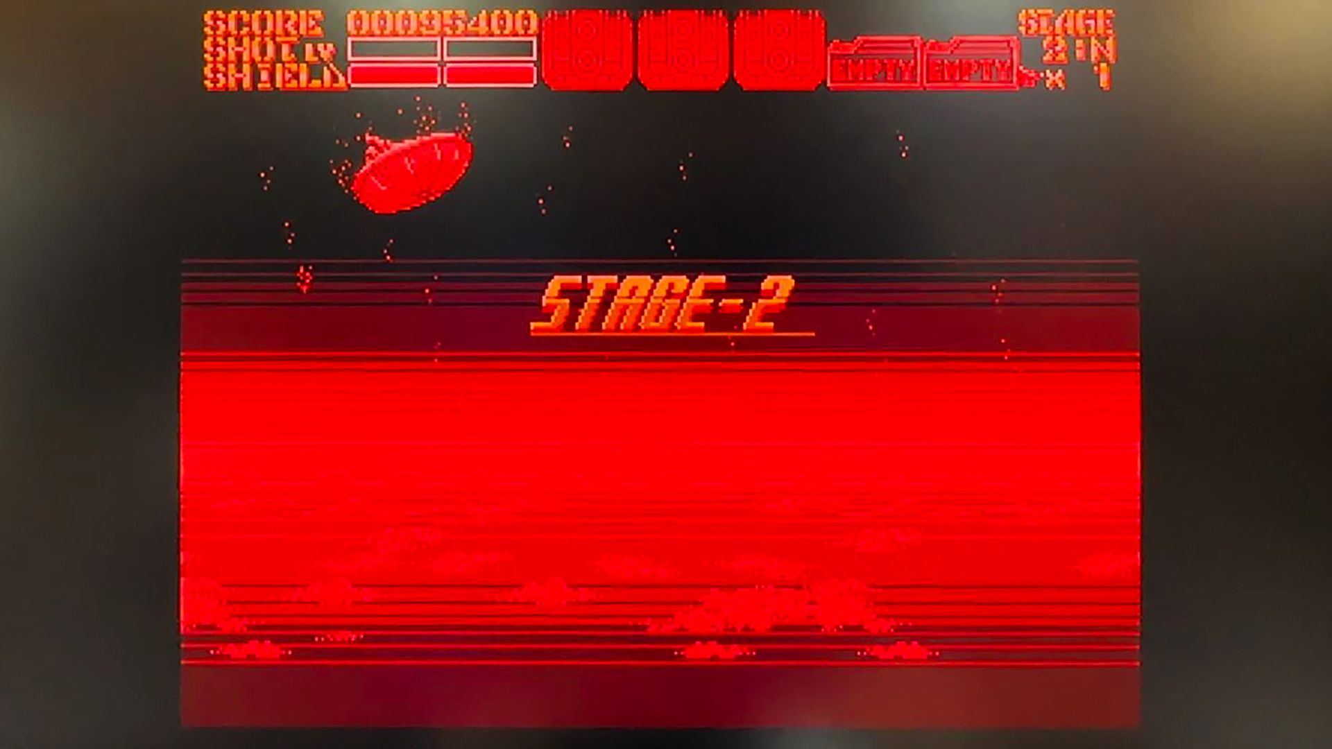 ステージ2は大気圏に突入するシーンから始まる