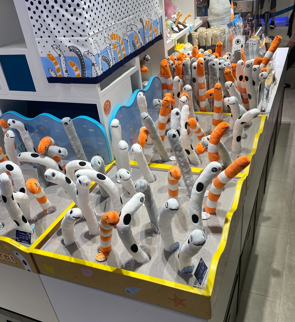 「ぬいぐるみ チンアナゴ」（1,600 円）