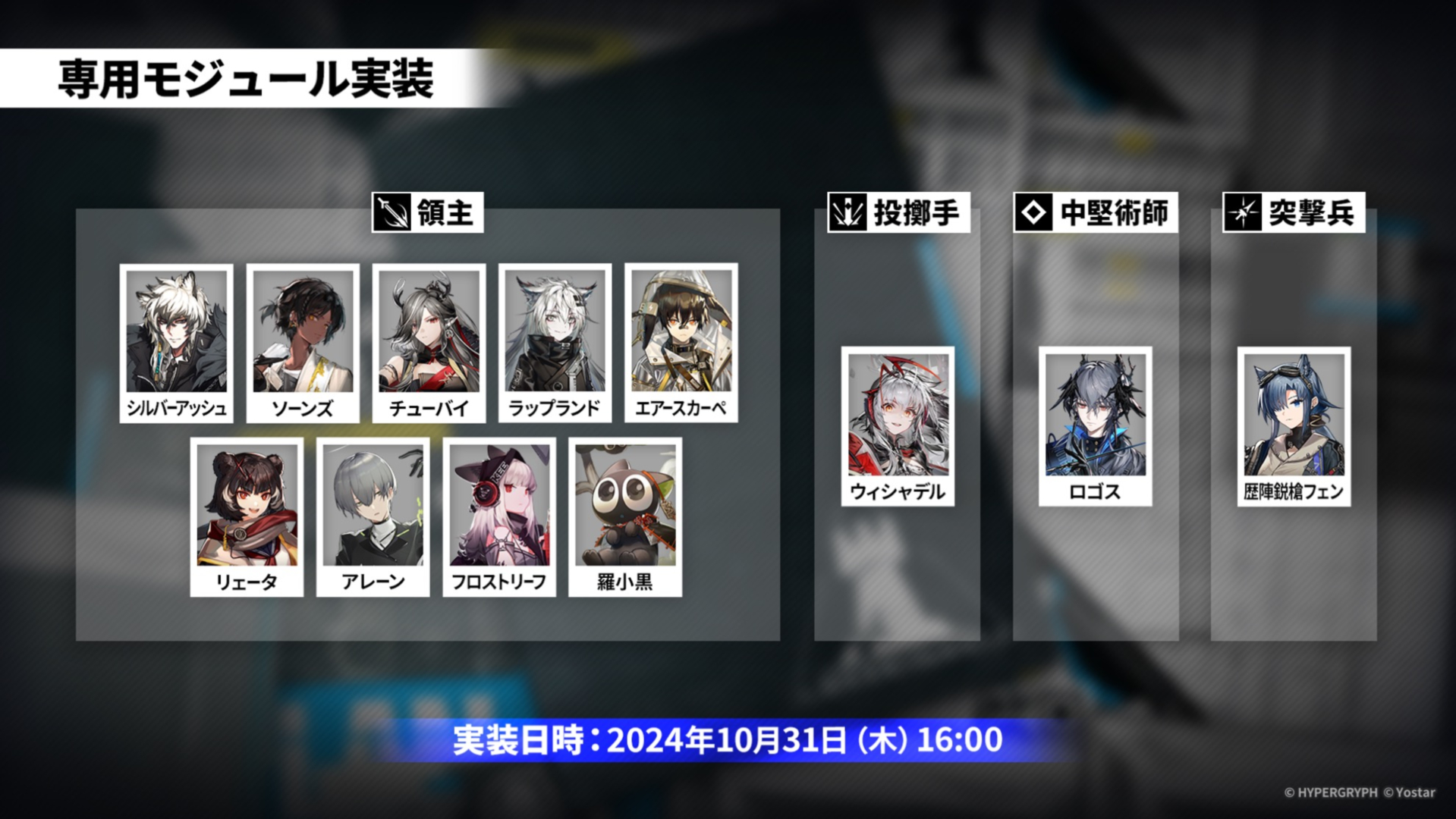 新コーデ情報などが一挙に公開された