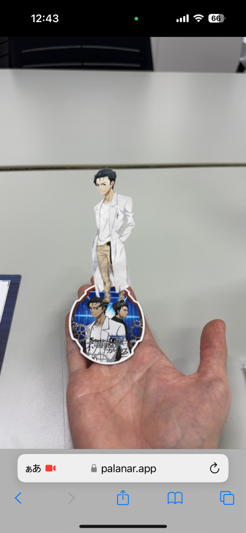 このように手乗り写真も撮影できる