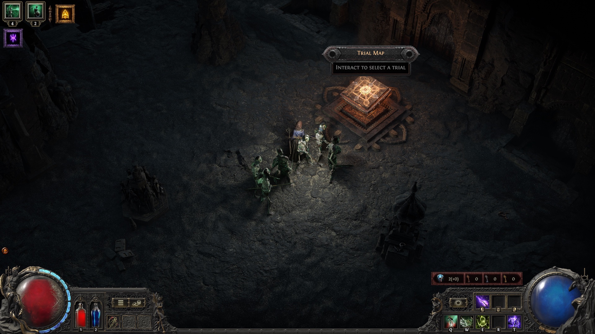 フロアを進んでいくと、次のフロアを選択するマップが設置してある