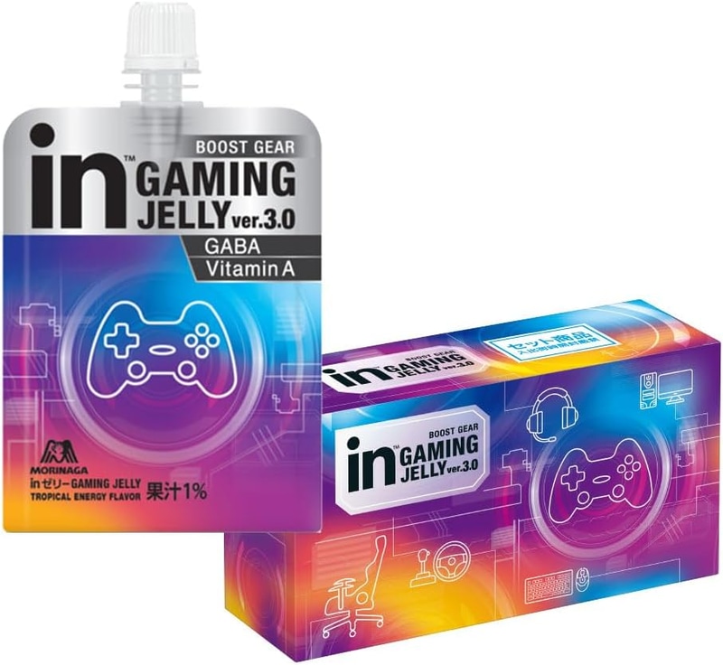 inゼリーGAMING JELLY トロピカルエナジー風味（180g×6個）