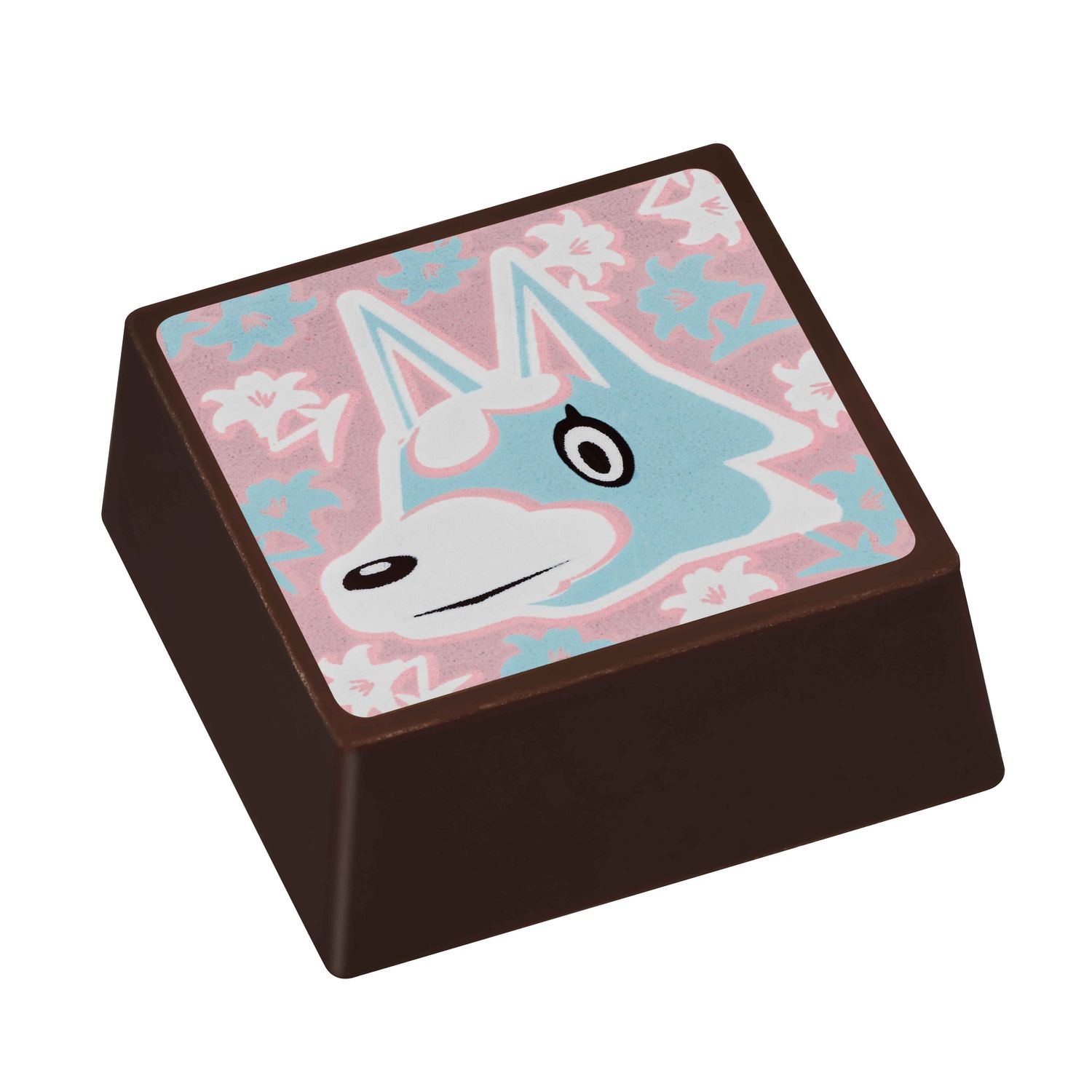 バニラ風味のフィリング入りのダークチョコレート