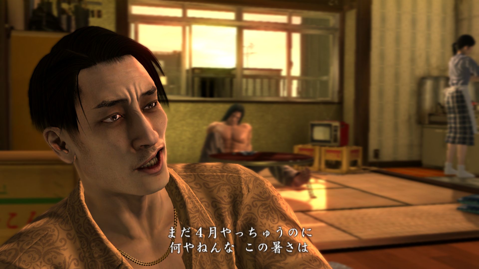 「龍が如く４」では兄弟分の冴島大河が登場する。彼とのエピソードから、真島という存在の魅力が浮かび上がってくるのだ