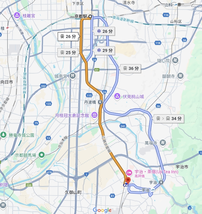 「ニンテンドーミュージアム」へ行く際は近鉄京都線がオススメ