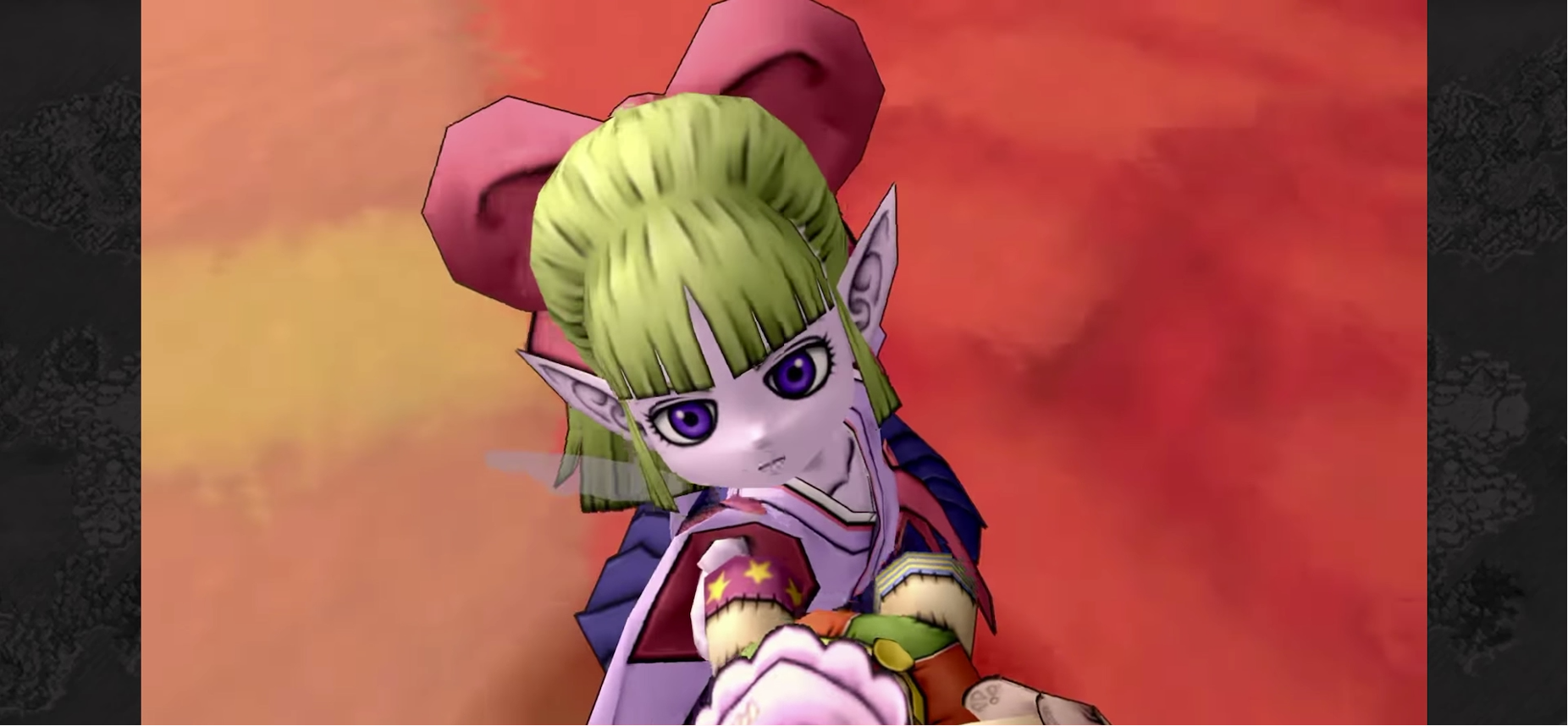 エルフの少女フウラ。回復や攻撃魔法のエキスパート