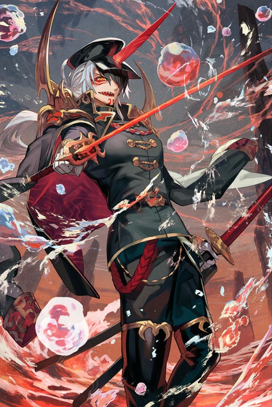 「潜艦の世界《黒衣の船長》 ミシマ」：戦士（斬）