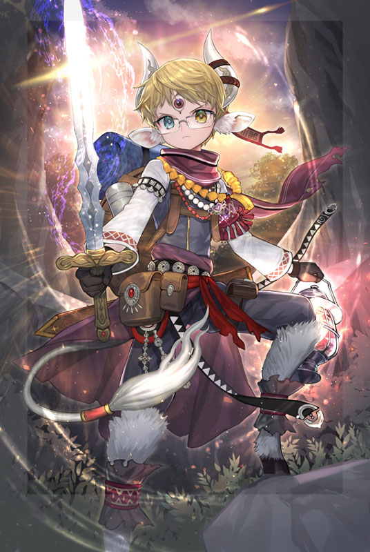 <span class="disp block acenter">「幻獣の世界《白澤》 アル」：魔法使い（斬）</span>