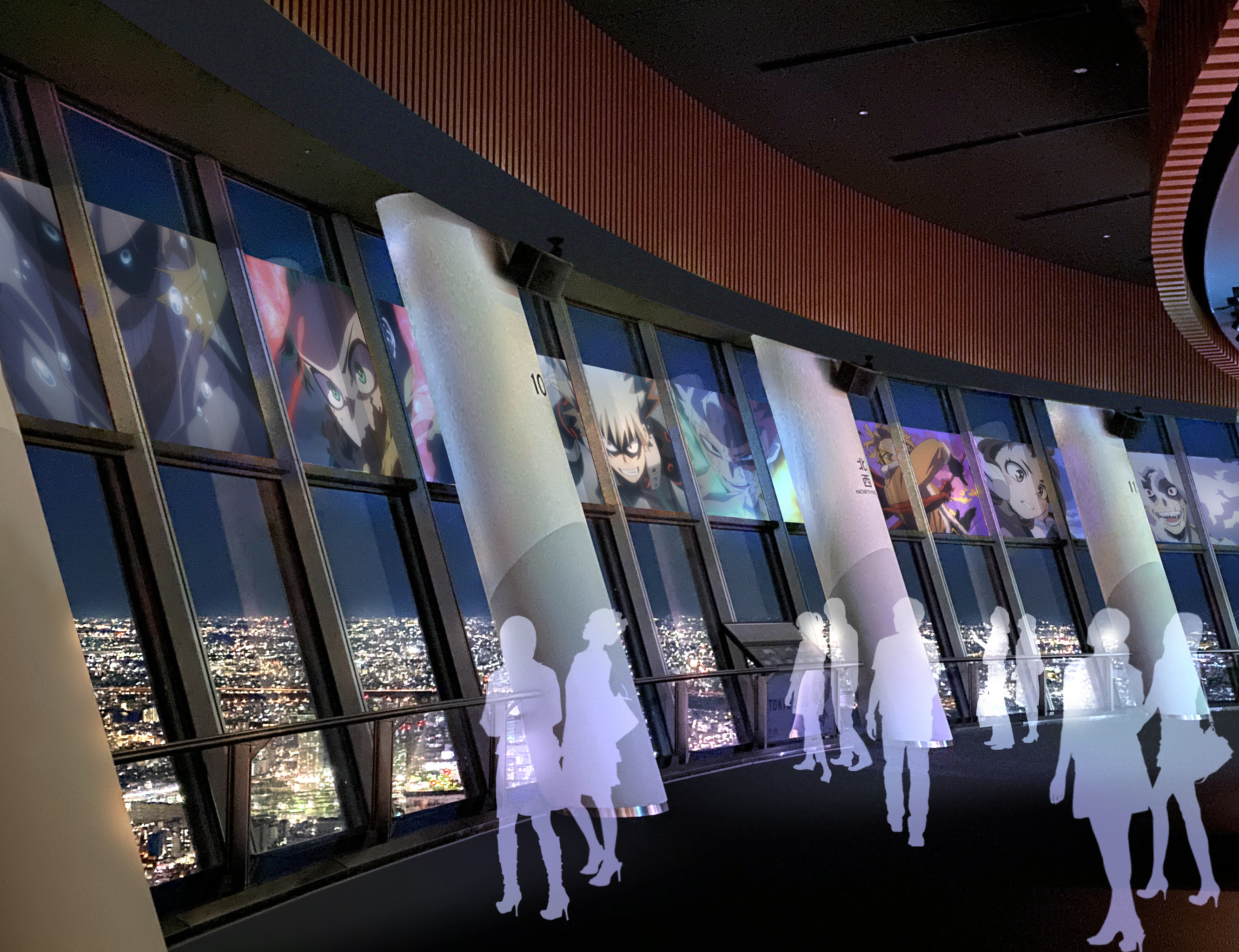 「SKYTREE ROUND THEATER」での特別映像上映イメージ