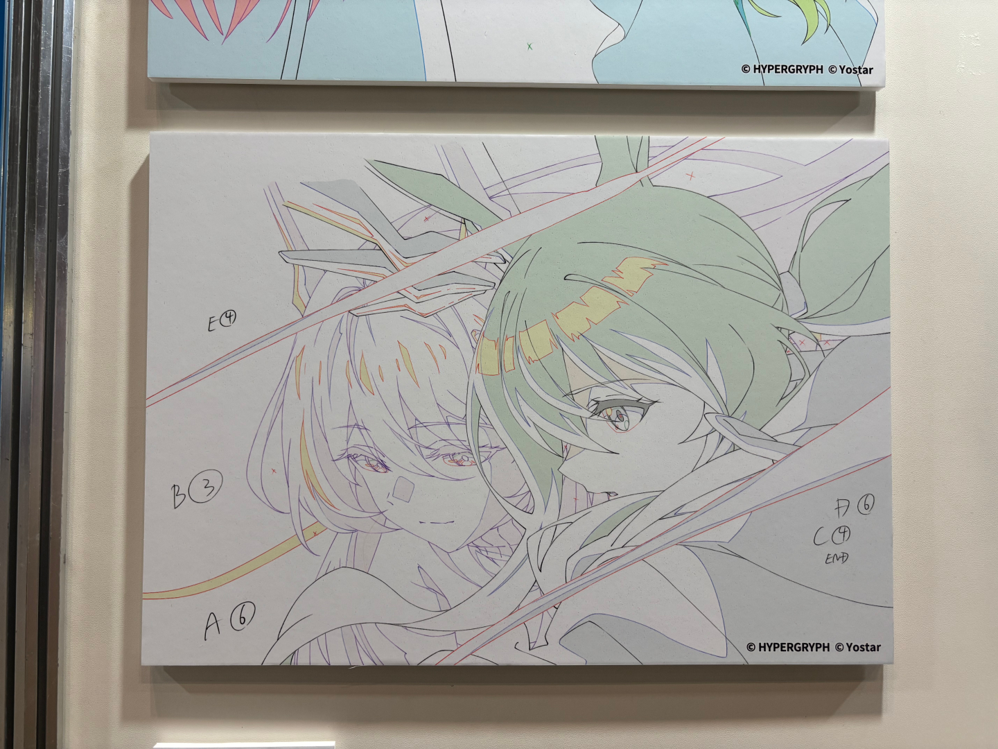 アニメに関する展示も多数チェックできる