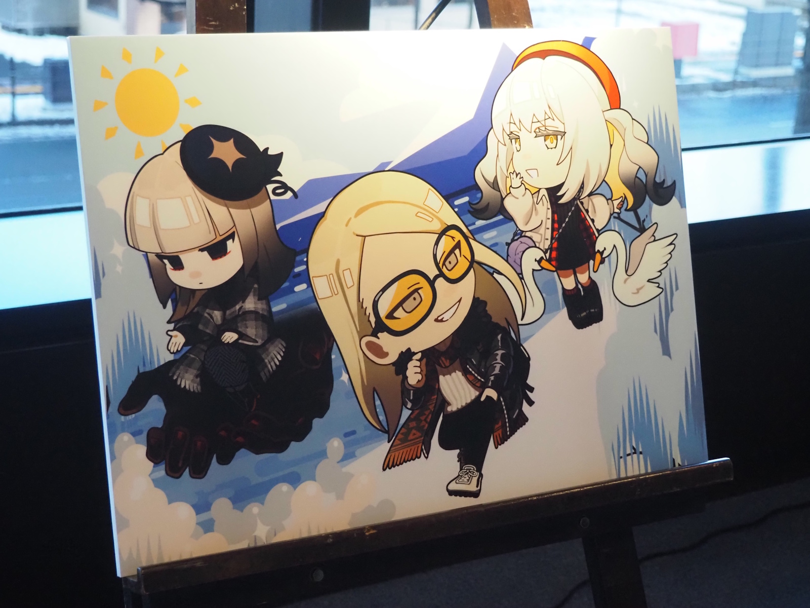 福島会場のために書き下ろされたビジュアルアート