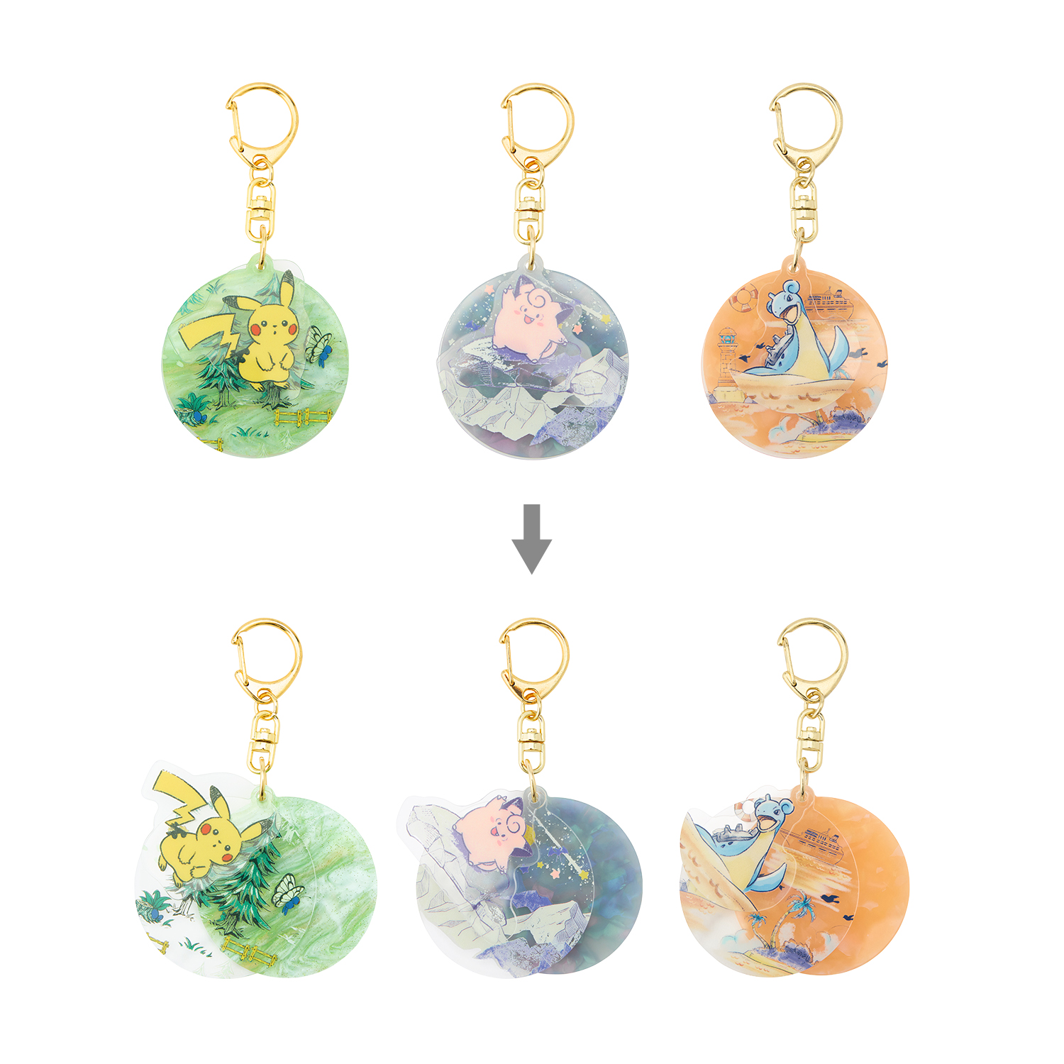 アクリルキーホルダー 各種