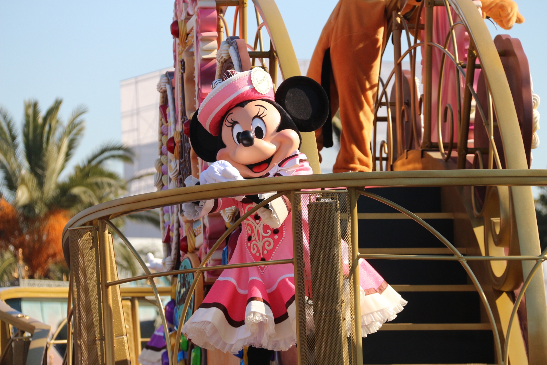 甘々衣装のミニー。ばっちり決まっていた