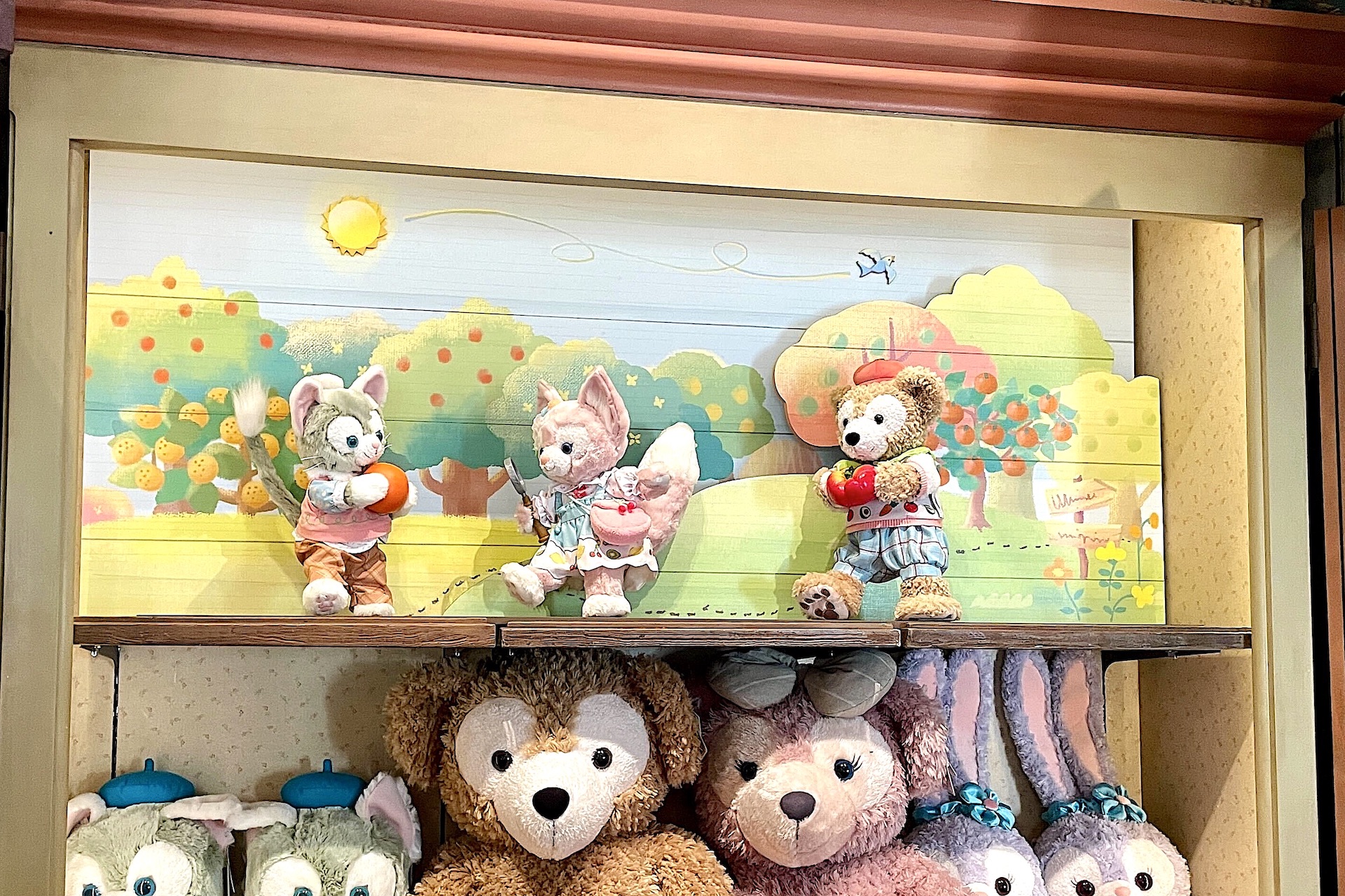 ぬいぐるみで今回のストーリーを表現したディスプレイも見所