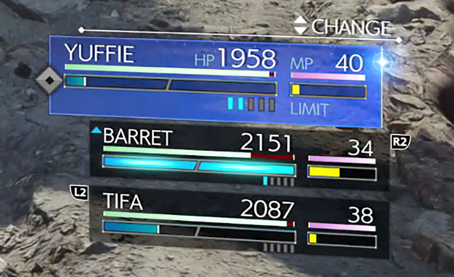 次の攻撃を仕掛けるために、まずは「ATBゲージ」を溜めていこう