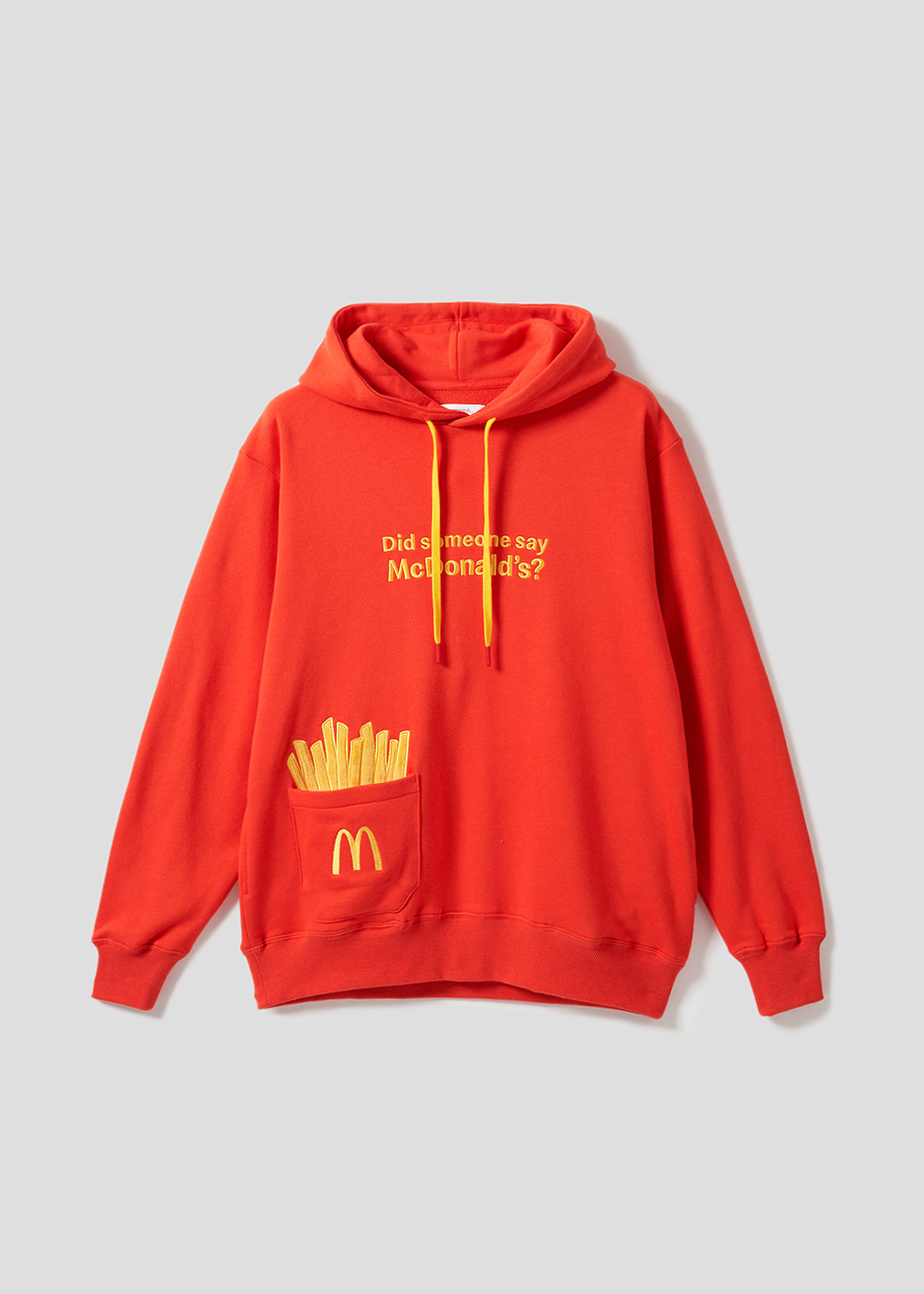 【再販】マックフライポテト ポケット2｜裏毛ルーズフィットパーカー 8,900円