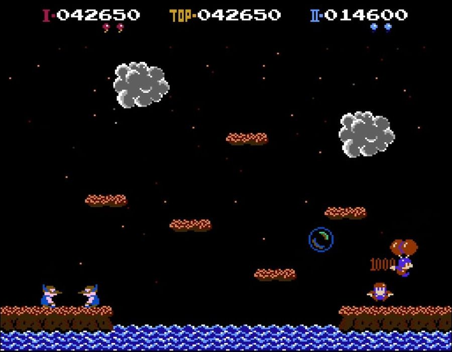 プレイヤー同士での「風船割りゲーム」もこれまた楽しい