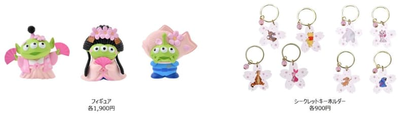 フィギュア 価格：各1,900円/シークレットキーホルダー 価格：各900円