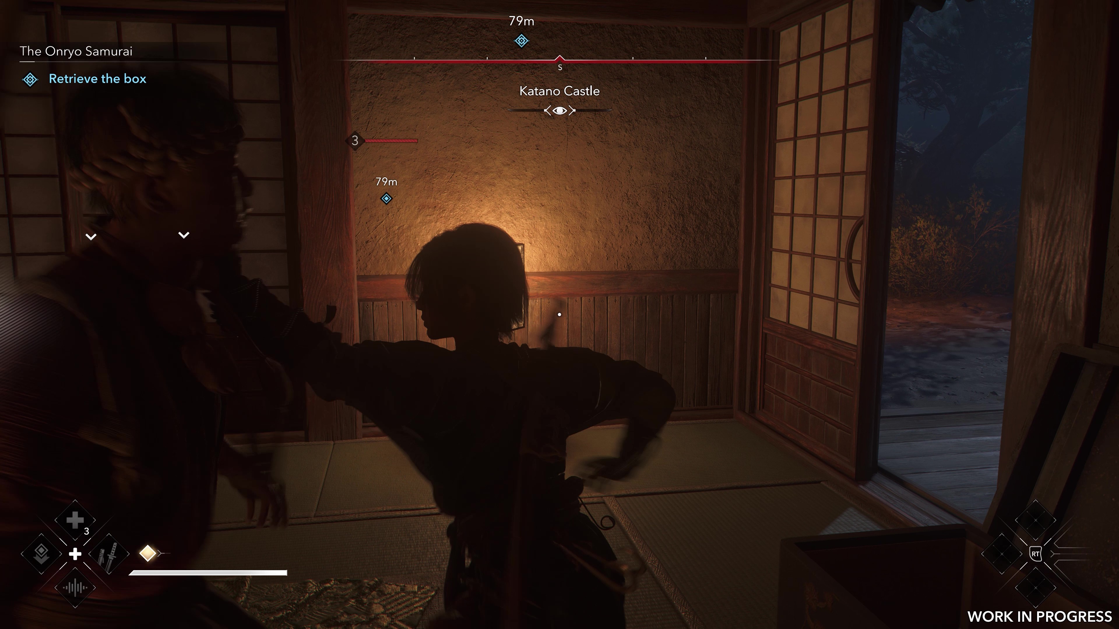 そして闇からの一閃。シルエットがかっこいい