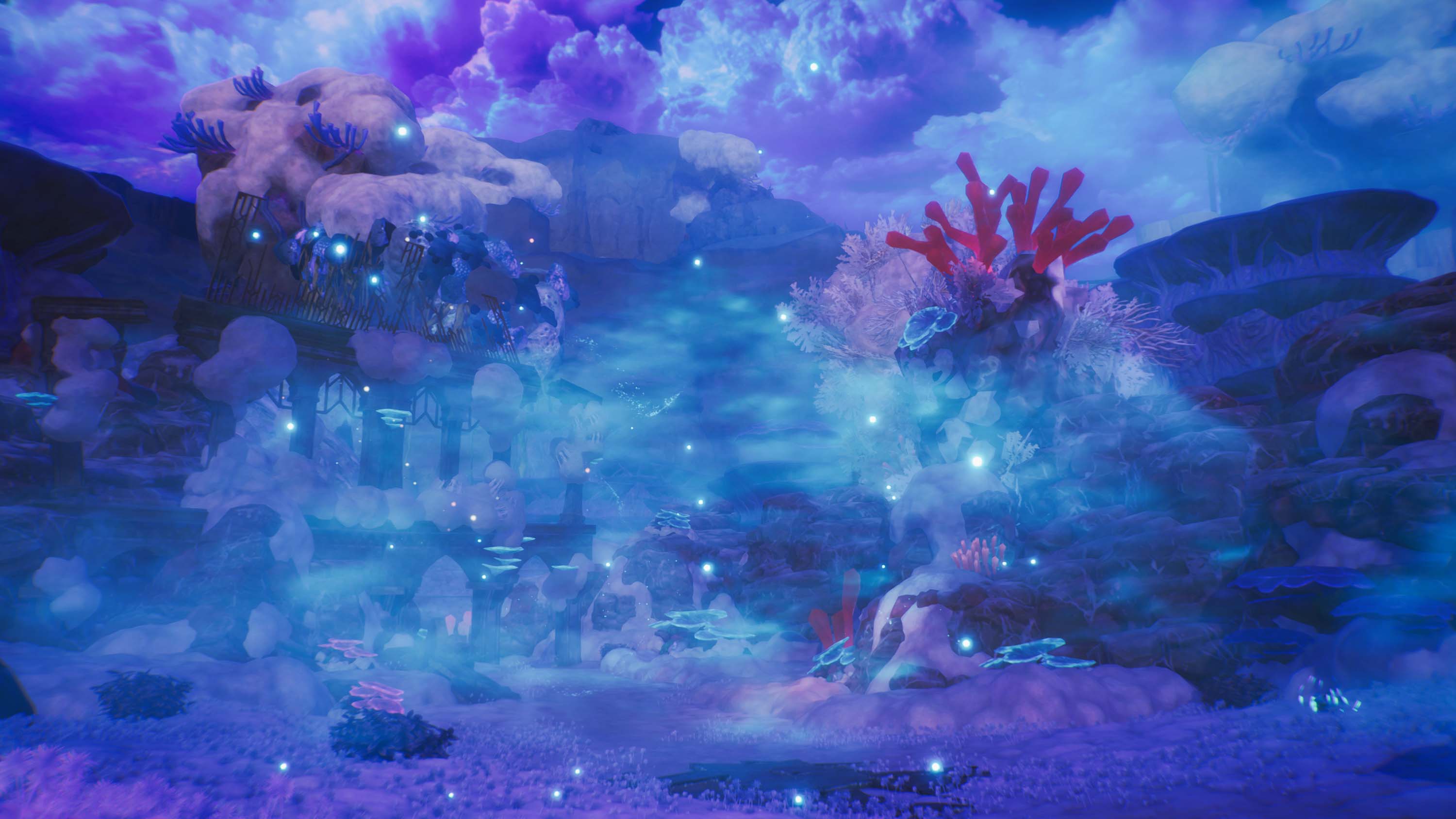 高濃度マナ領域を踏破してランドマークを解放すると高濃度マナを晴らすことができる