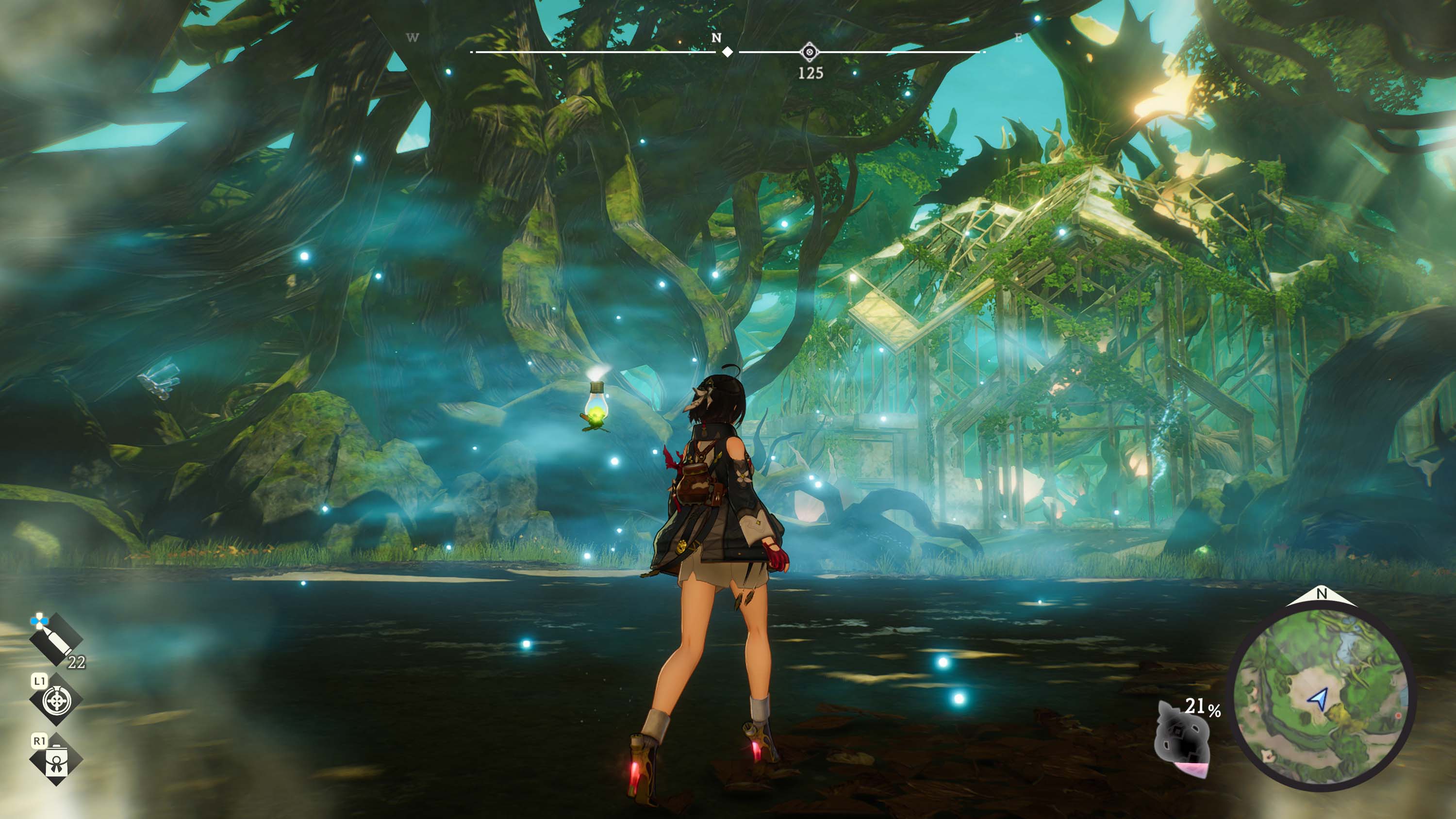 高濃度マナ領域を踏破してランドマークを解放すると高濃度マナを晴らすことができる