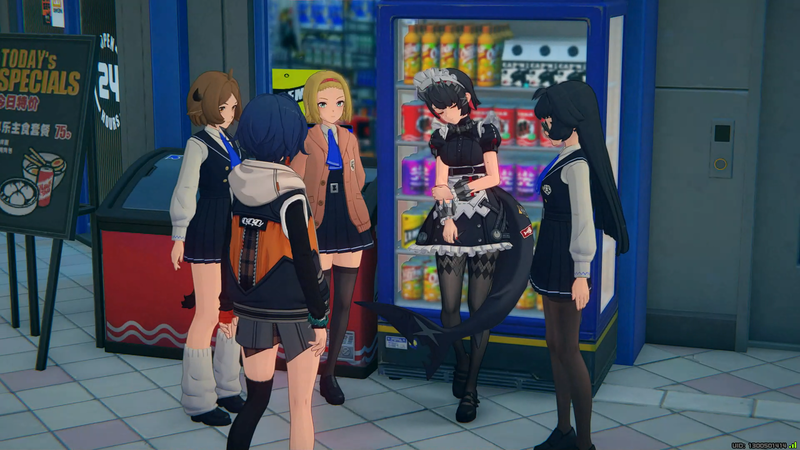 学友たちの着こなし方もスカートベルトが上ら辺。学校の基準が知りたい