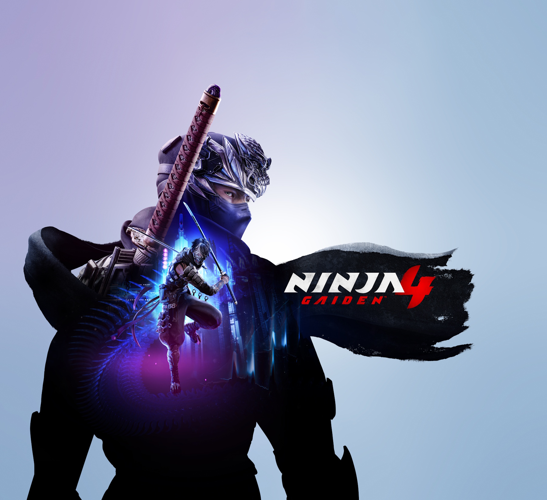 「NINJA GAIDEN 4」のメインビジュアル。ハヤブサが目立ち、一目で「NINJA GAIDEN」シリーズというのが伝わってくる