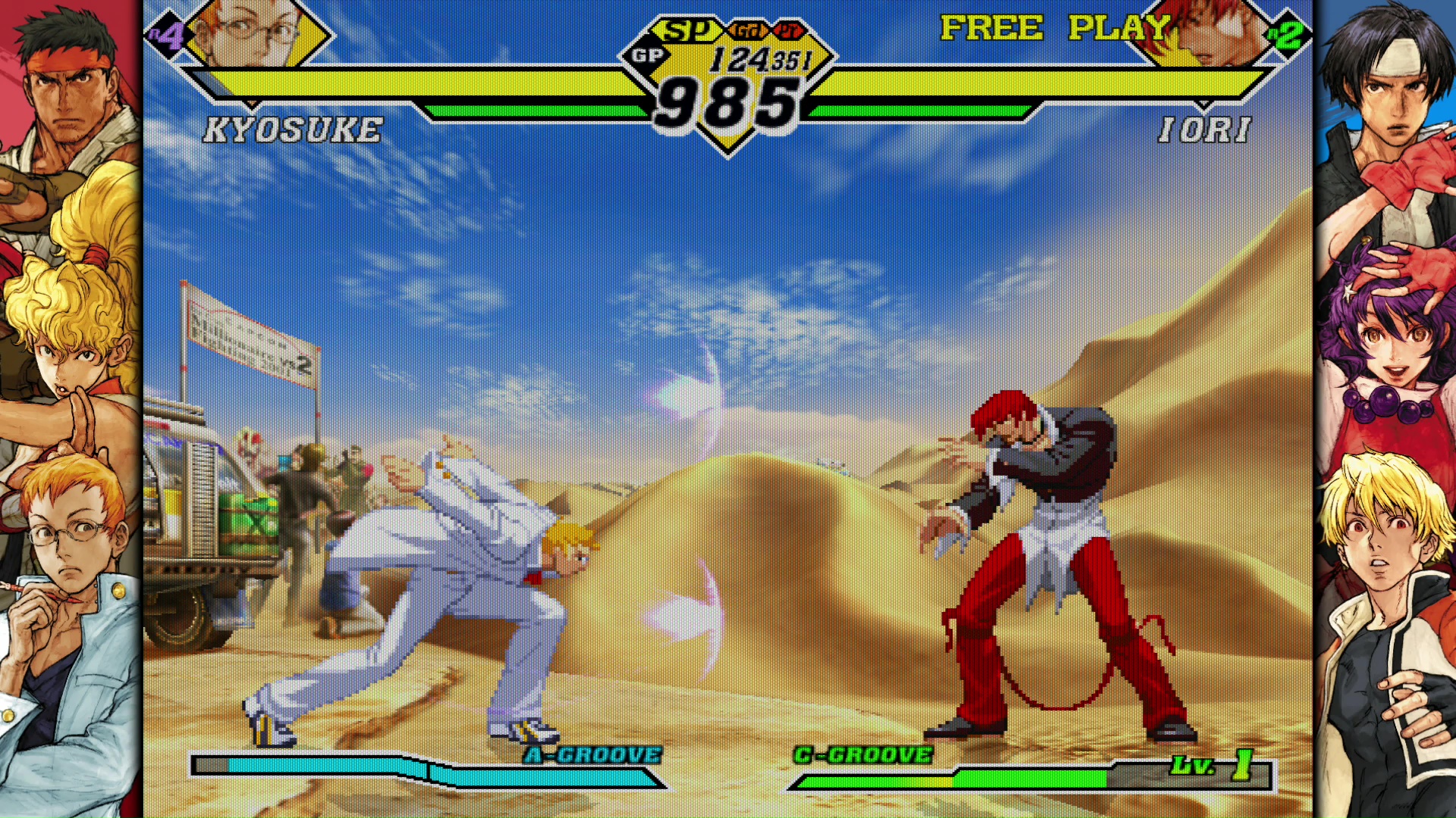 「ジャスティス学園」のキャラクターが初の2D化。主人公のバツではなく恭介というチョイスも渋い