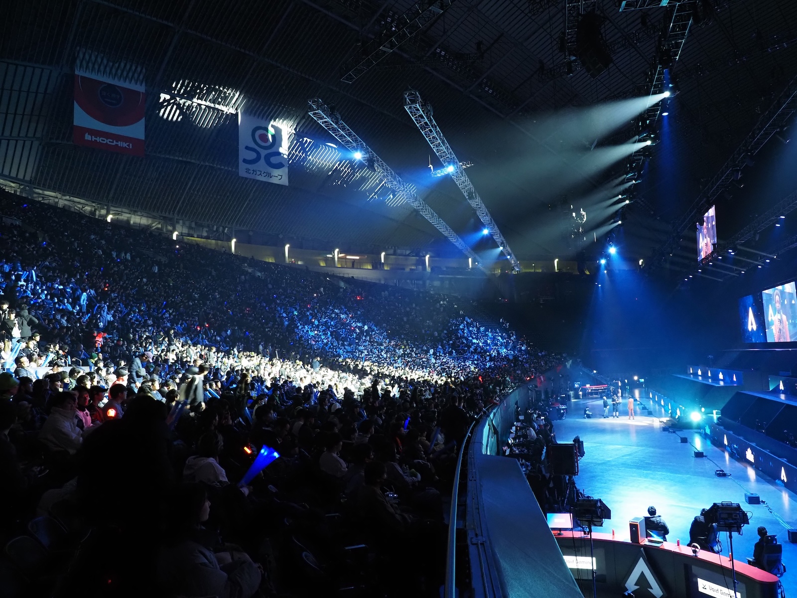 ファイナルの会場は満員。世界各地から多くの人が訪れた
