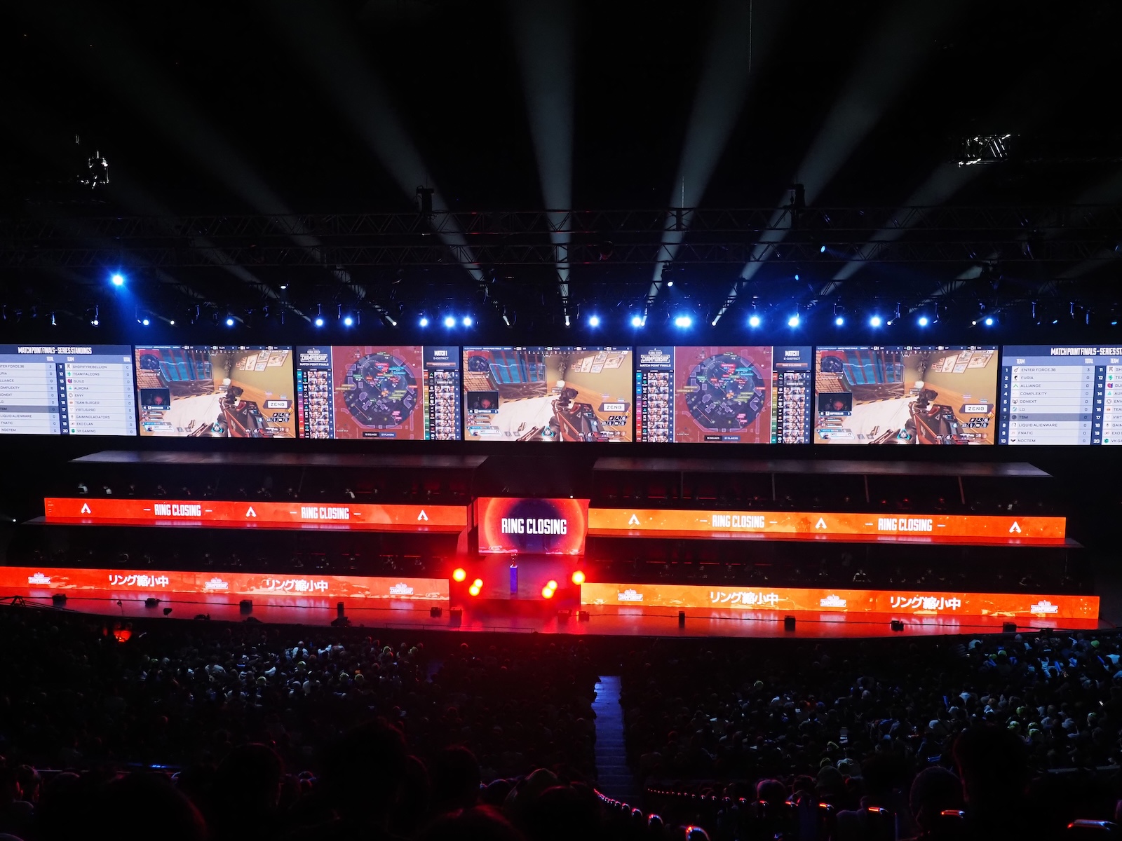 リング縮小やチーム敗退時の演出が非常にカッコいい