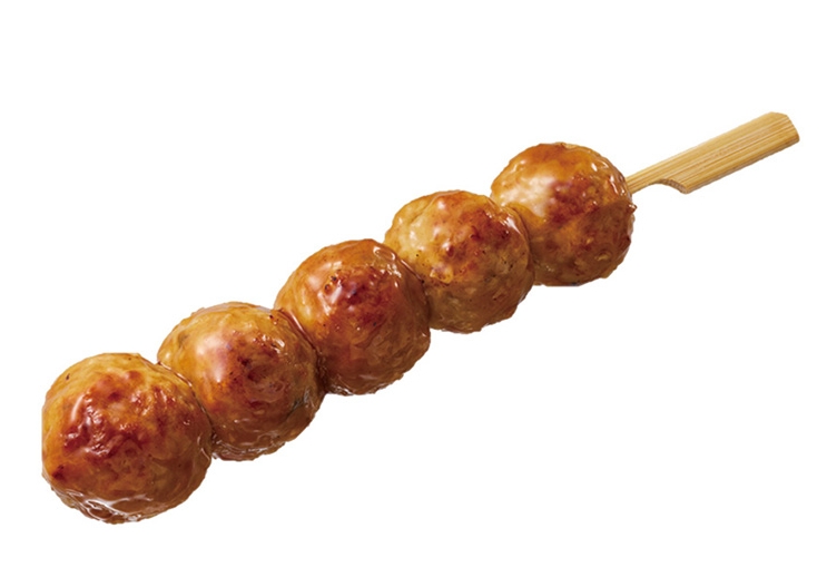 「盛りすぎ！　大きなタレつくね串なんこつ入」2月11日発売（無くなり次第終了）ローソン標準価格 198円