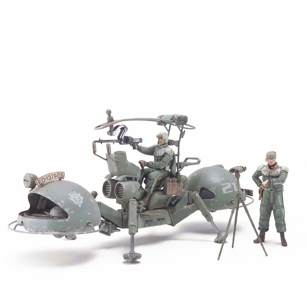 ワッパもガンプラ化されている。「U.C.HARD GRAPH ジオン公国軍 機動偵察セット」。価格は1,650円