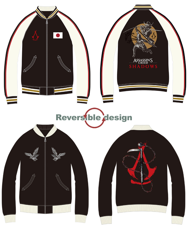 光沢のあるサテン生地に、本作ならではの日本的なモチーフの刺繍を施した、本格的なスカジャンに仕上がっている