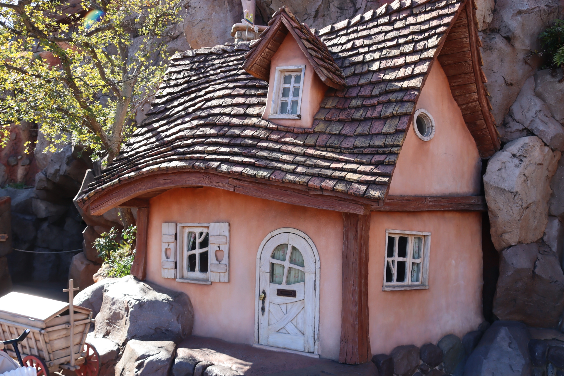 エリアを歩いていると、様々な「家」を見かける。形も大きさも様々で、どんな動物が暮らしているか、想像が掻き立てられる