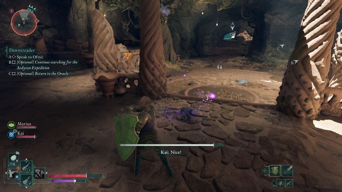 オーソドックスな剣と盾のビルド