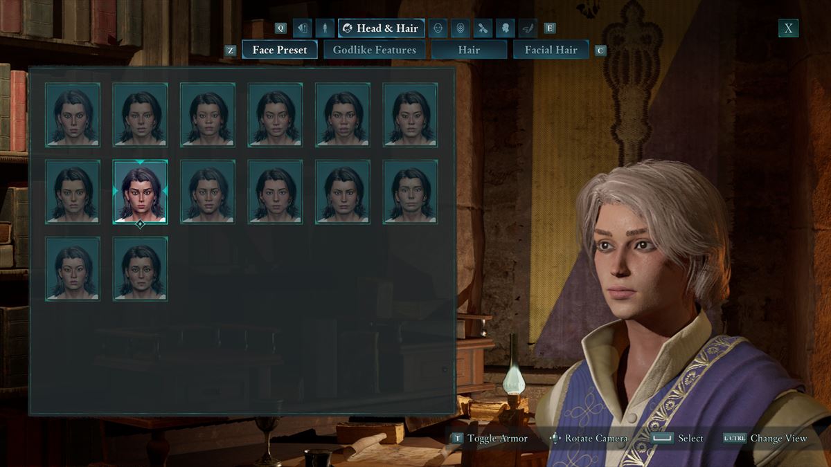 自由にキャラメイクをしてゲームスタート