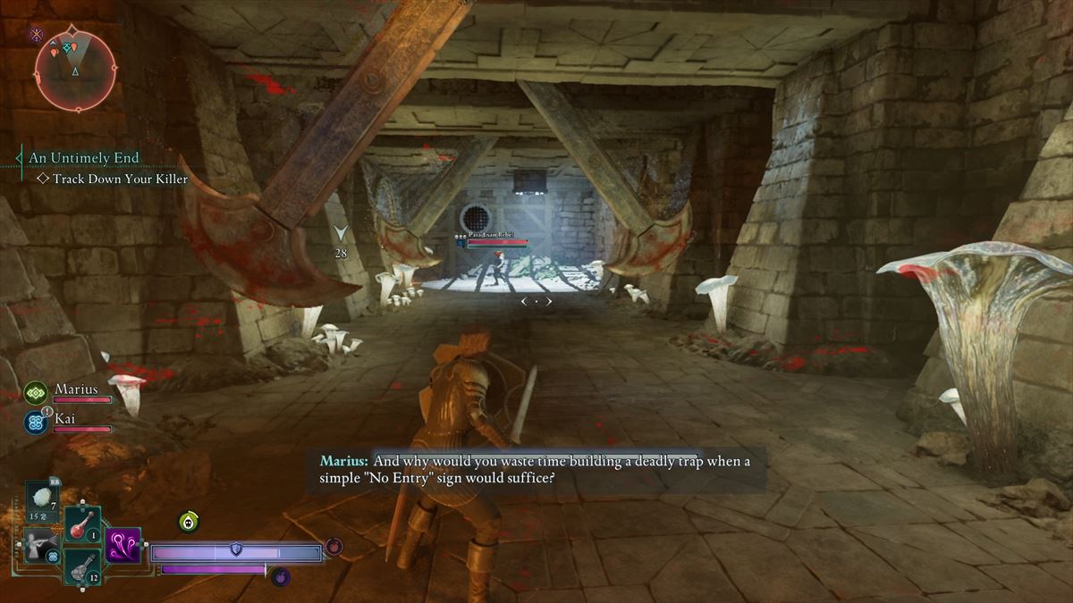 探索を通じて宝箱を発見したり、罠が設置されたダンジョンに潜ったりといった冒険も楽しめる